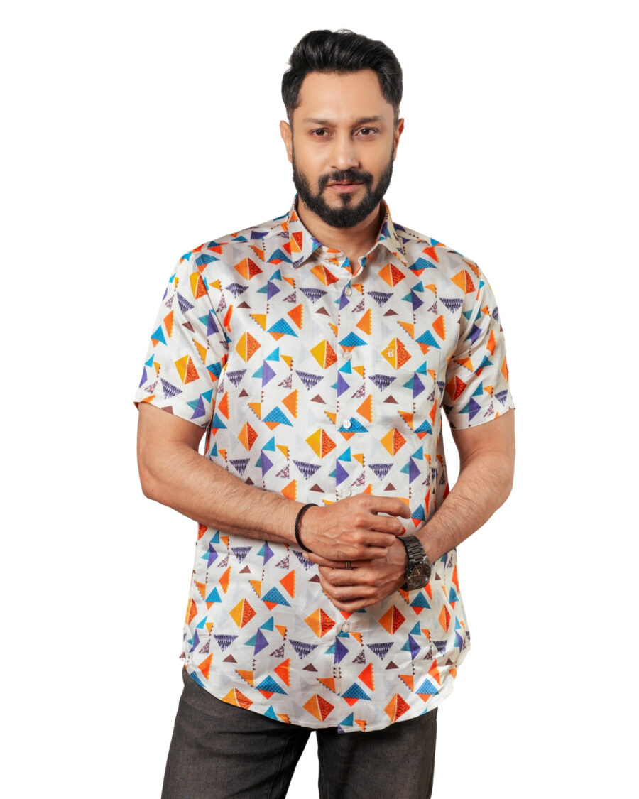 Slim Fit Shirt Half