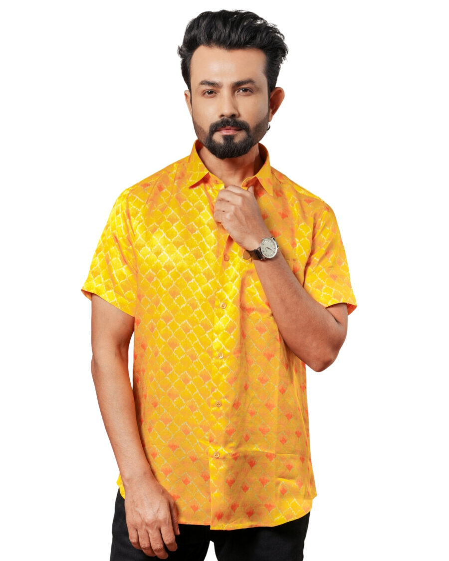 Slim Fit Shirt Half