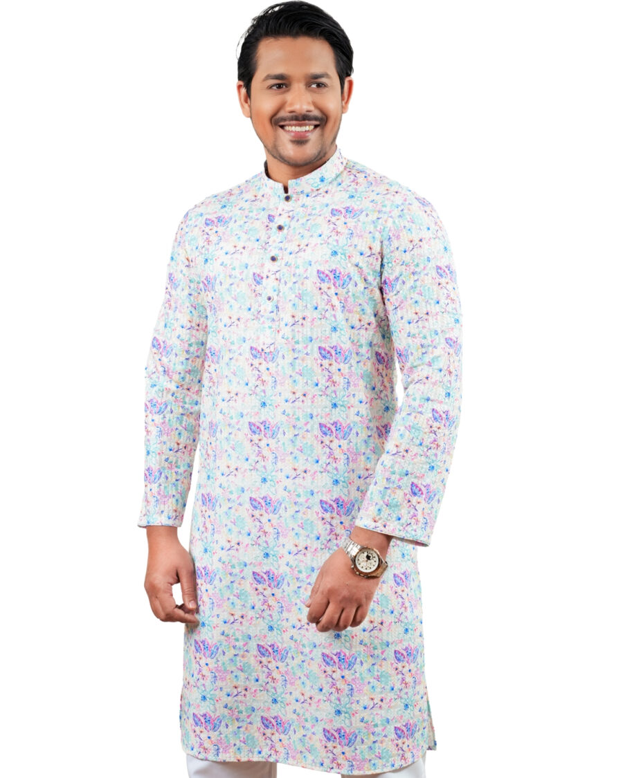 Slim-Fit Panjabi