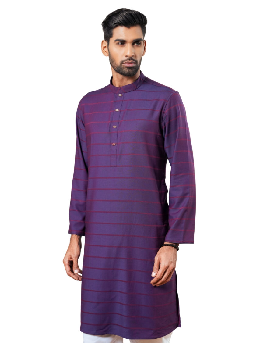 Slim-Fit Panjabi-B