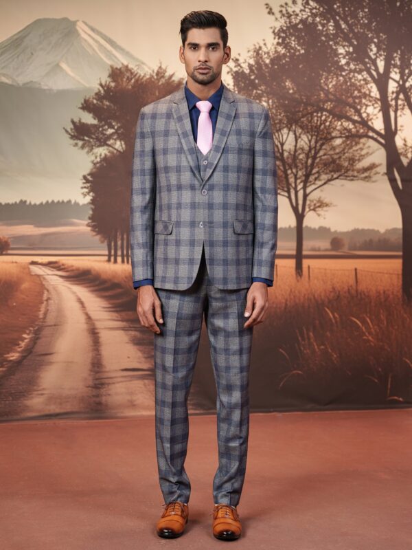Complete Suit 3pcs- ASH CHECK