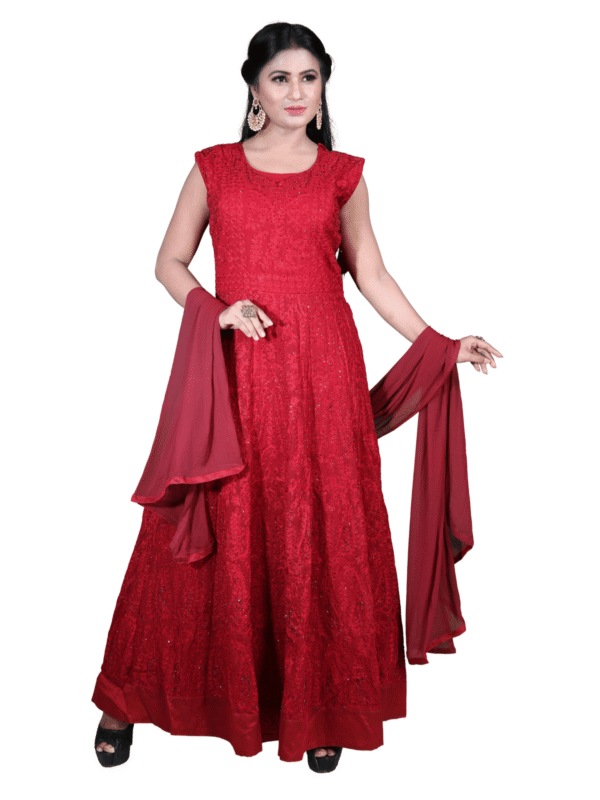Long Frock- Red