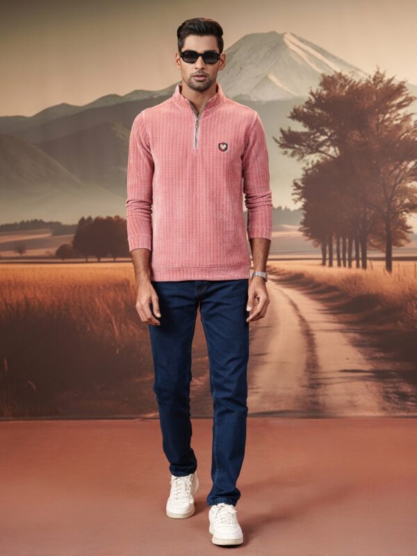 Sweat Shirt Highneck- PINK