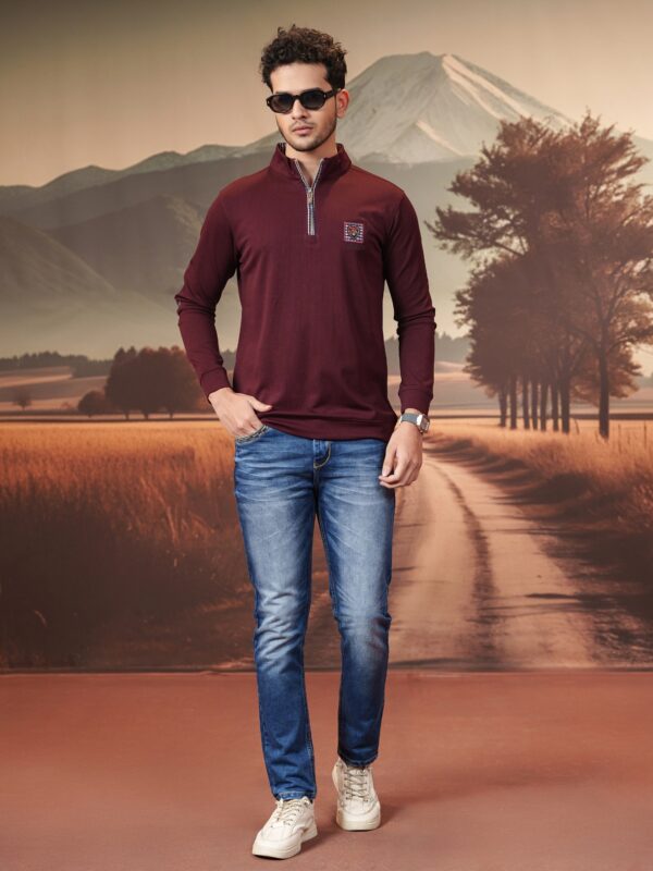 Sweat Shirt Highneck - PURPLE