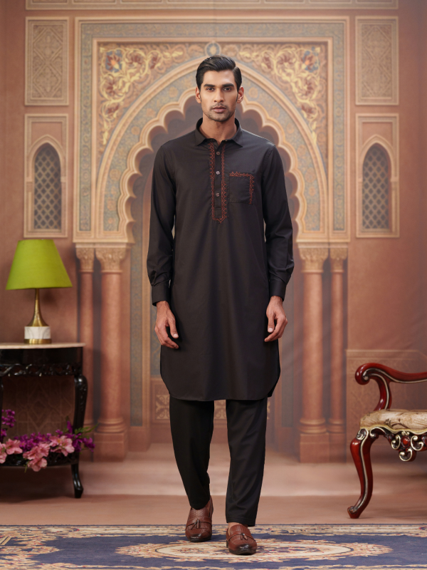Kabli Panjabi -Black
