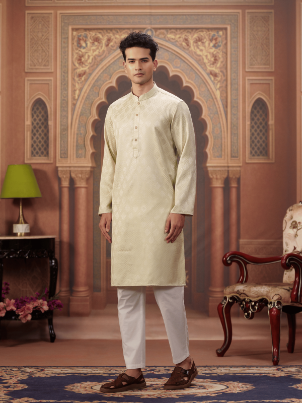 Slim-Fit-Panjabi-LEMON
